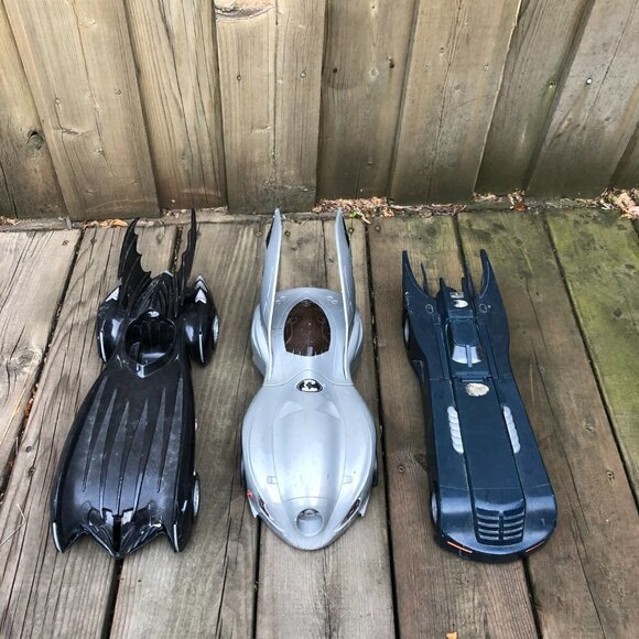LOT OF 5 Vintage 1990s DC Batman Batmobile Toy Cars - Picture 13 of 14